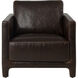 Rodney Chocolate Leather Lounge Chair